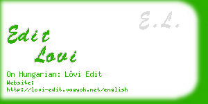 edit lovi business card
